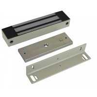 ML-350N K-2 с уголком (серый). Замок электромагнитный. AccordTec