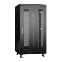 ND-05C-22U60/80-BK (8563c). Шкаф телекоммуникационный 19 напольный 22U. CABEUS