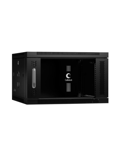 SH-05F-6U60/35-BK (8608c). Шкаф телекоммуникационный 19 настенный 6U. CABEUS в Первоуральске
