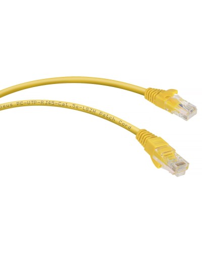 PC-UTP-RJ45-Cat.5e-0.5m-YL-LSZH (9496c), желтый. Патч-корд медный. CABEUS в Первоуральске