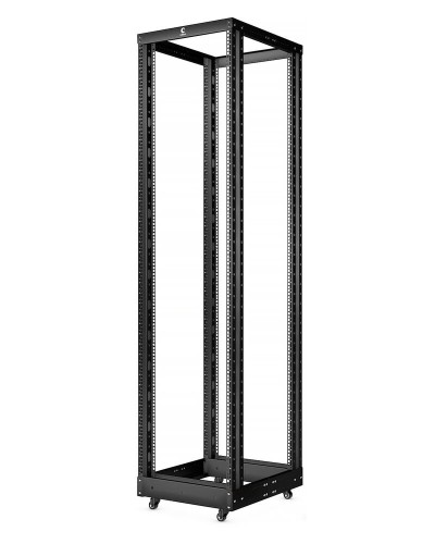 RA-37U-1000-BK (10159c). Открытая стойка 19, 37U, двухрамная, усиленная, цвет черный. CABEUS в Первоуральске
