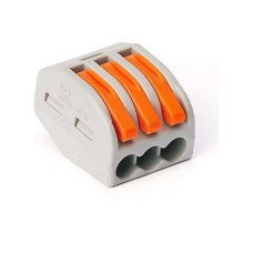 PCT-213 (11395c) (10 шт): Клемма соединительная универсальная 3-х проводная