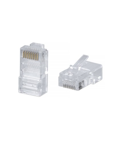 8P8C (100 шт) (7009c). Разъем RJ-45. CABEUS в Первоуральске