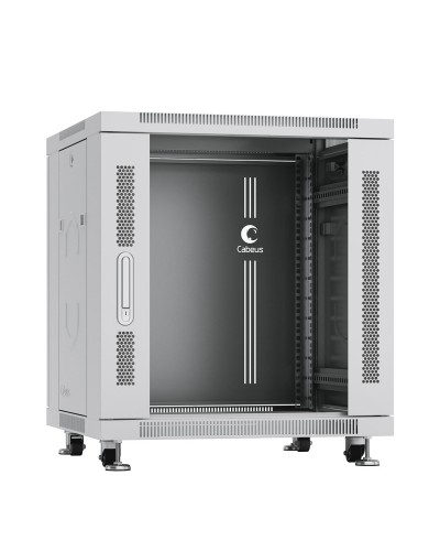 SH-05C-12U60/80 (7646c). Шкаф телекоммуникационный 19 напольный 12U. CABEUS в Первоуральске