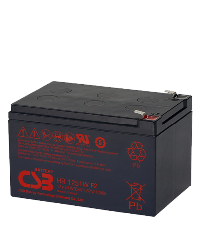 CSB HR 1251W. Аккумулятор герметичный свинцово-кислотный. CSB в Первоуральске