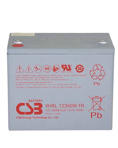 CSB XHRL 12360W FR. Аккумулятор герметичный свинцово-кислотный. CSB в Первоуральске