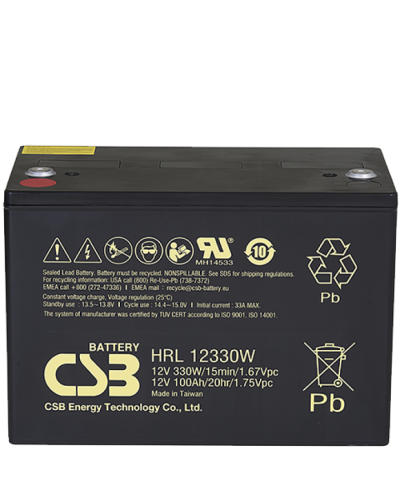 CSB HRL 12330W. Аккумулятор герметичный свинцово-кислотный. CSB в Первоуральске