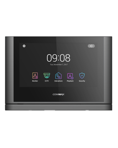 CDV-1024MA/VZ (светлое серебро) Black Smog. Монитор видеодомофона цветной. Commax в Первоуральске