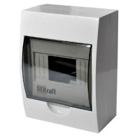 ЩРН-П-8 IP41 настенный (31010DEK). Щиток модульный с прозрачной дверцей. DEKraft
