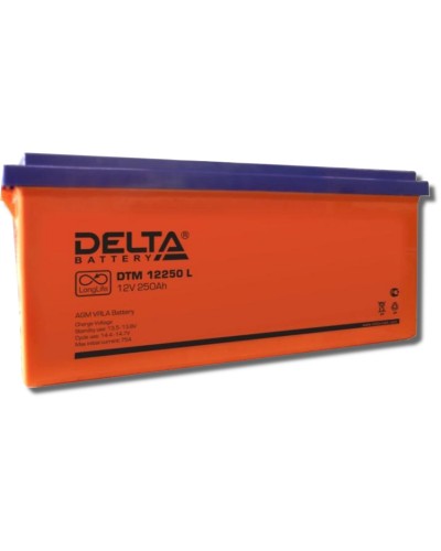 Delta DTM 12250 L. Аккумулятор герметичный свинцово-кислотный. Delta в Первоуральске