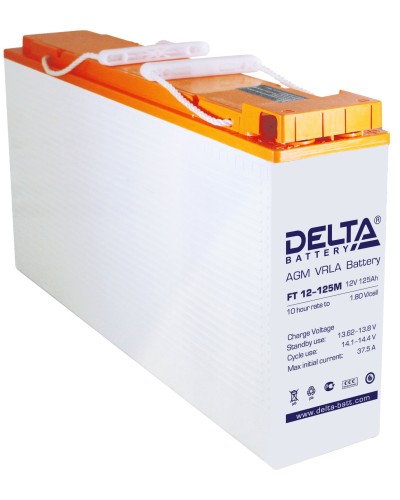 Delta FT 12-125 M. Аккумулятор герметичный свинцово-кислотный. Delta в Первоуральске