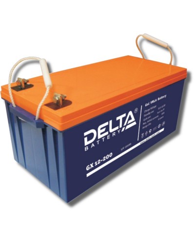 Delta GX 12-200. Аккумулятор герметичный свинцово-кислотный. Delta в Первоуральске