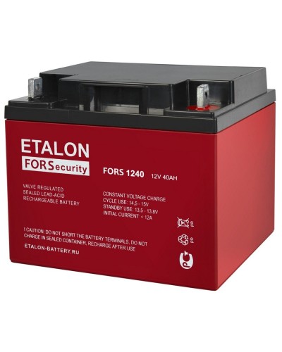 ETALON FORS 1240. Аккумулятор герметичный свинцово-кислотный. ETALON в Первоуральске