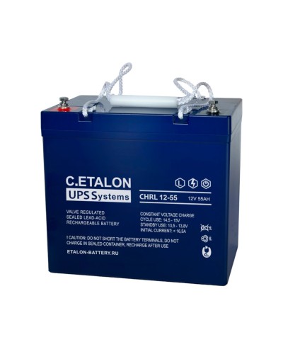 C.ETALON CHRL 12-55. Аккумулятор герметичный свинцово-кислотный. ETALON в Первоуральске