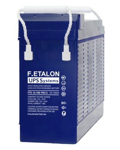 F.ETALON FTE 12-100 PRO X. Аккумулятор герметичный свинцово-кислотный. ETALON в Первоуральске