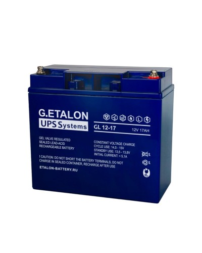 G.ETALON GL 12-17. Аккумулятор герметичный свинцово-кислотный. ETALON в Первоуральске