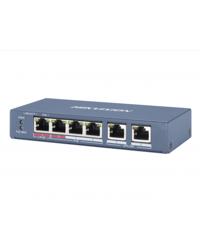 DS-3E0106HP-E. Коммутатор с питанием POE. Hikvision в Первоуральске