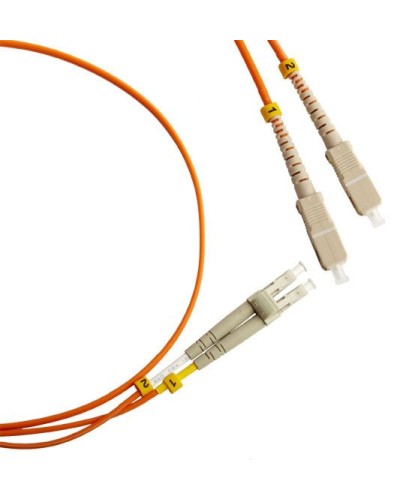 FC-D2-50-LC/PR-SC/PR-H-1M-LSZH-OR. Патч-корд волоконно-оптический LC-SC. Hyperline в Первоуральске