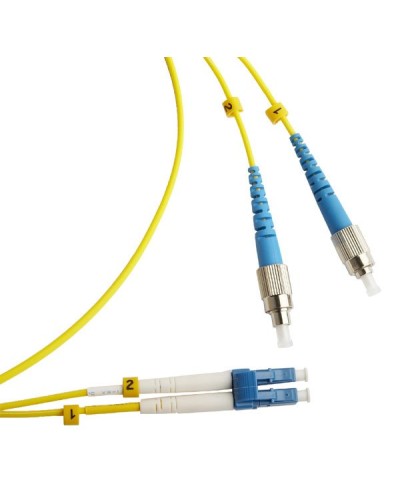 FC-D2-9-FC/UR-LC/UR-H-1M-LSZH-YL. Патч-корд волоконно-оптический FC/UPC-LC/UPC. Hyperline в Первоуральске