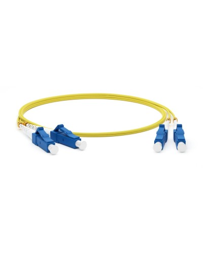 FC-D2-9-LC/UR-LC/UR-H-10M-LSZH-YL. Патч-корд волоконно-оптический одномодовый. Hyperline в Первоуральске