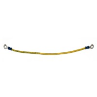 TGRD-CP-25. Кабель заземления кольцо-разъем(мама) 0.25м. Hyperline