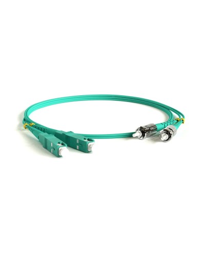 FC-D2-503-SC/PR-ST/PR-H-5M-LSZH-AQ. Патч-корд волоконно-оптический многомодовый. Hyperline в Первоуральске