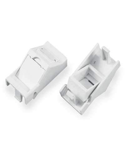 SIP2A-1K-M45-22.5. Вставка угловая 45x22.5 (аналог Mosaic) для 1 модуля формата Keystone Jack. Hyperline в Первоуральске