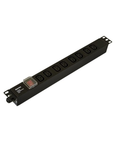 SHE19-8IEC-S-CB. Блок розеток 19. Hyperline в Первоуральске