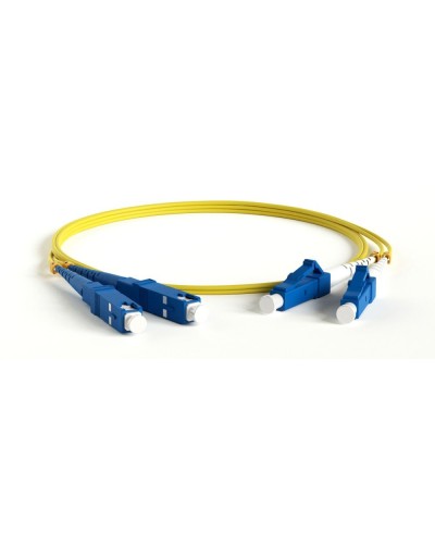 FC-D2-9-LC/AR-SC/AR-H-3M-LSZH-YL. Патч-корд волоконно-оптический LC-SC. Hyperline в Первоуральске