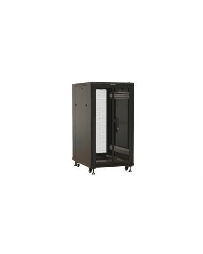 TTBR-2766-DD-RAL9004. Шкаф телекоммуникационный 19 напольный 27U. Hyperline в Первоуральске