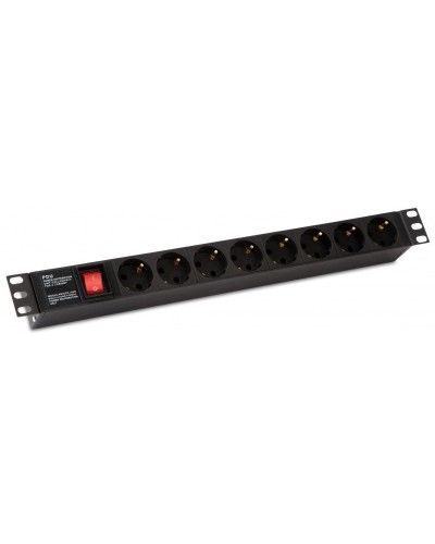 SHE19-8SH-S-IEC. Блок розеток 19. Hyperline в Первоуральске