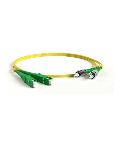 FC-D2-9-SC/AR-ST/AR-H-1M-LSZH-YL. Патч-корд волоконно-оптический ST-SC. Hyperline в Первоуральске