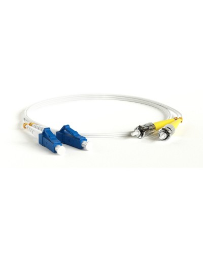 FC-D2-9A1-LC/UR-ST/UR-H-1M-LSZH-WH. Патч-корд волоконно-оптический ST-LC. Hyperline в Первоуральске