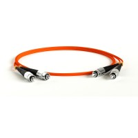 FC-D2-50-FC/PR-FC/PR-H-1M-LSZH-OR. Патч-корд волоконно-оптический многомодовый. Hyperline