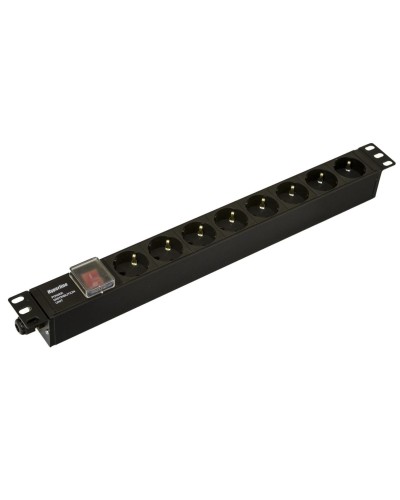 SHE19-8SH-S-CB. Блок розеток 19. Hyperline в Первоуральске