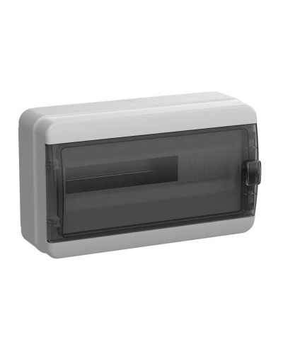 Корпус пластиковый КМПн-18 IP65 TEKFOR (TF5-KP72-N-18-65-K03-K02). Корпус модульный пластиковый черная прозрачная дверь. IEK в Первоуральске