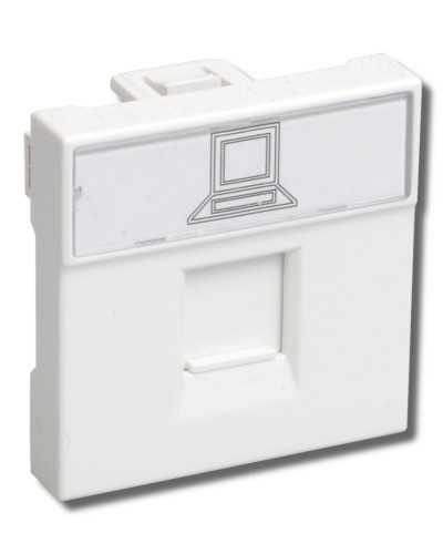 РКИ-20-00-П RJ-45 UTP белая (CKK-40D-RI2-K01). Розетка информационная 2 модуля ПРАЙМЕР. IEK в Первоуральске