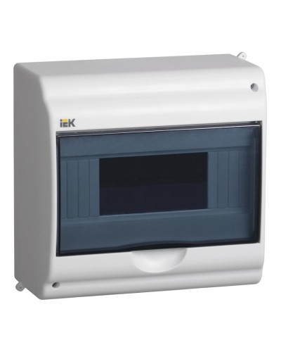 Корпус пластиковый КМПн 2/9-1 IP31 белый KREPTA 3 (MKP42-N-09-31-01). Щиток модульный с прозрачной дверцей, настенный. IEK в Первоуральске