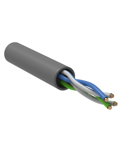GENERICA U/UTP кат. 5E 100МГц 2 пары PVC INDOOR серый (BC1-C5E02-111-305-G). Кабель «витая пара» (LAN) для структурированных систем связи. IEK в Первоуральске