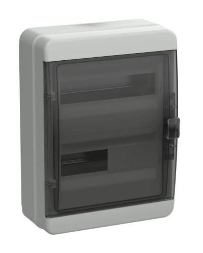 Корпус пластиковый КМПн-24 IP65 TEKFOR (TF5-KP72-N-24-65-K03-K02). Корпус модульный пластиковый черная прозрачная дверь. IEK в Первоуральске