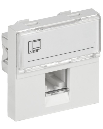 Розетка RJ45 кат.6 PRIMER РКИ-20-00-П-6 белый IEK (PR-KK40D-RI-0-2-1C06U-K01). Розетка RJ-45. IEK в Первоуральске