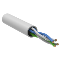 GENERICA U/UTP кат. 5E 24AWG 2 пары LSZH INDOOR белый (BC1-C5E02-128-305-G). Кабель «витая пара» (LAN) для структурированных систем связи. IEK