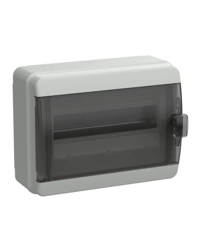 Корпус пластиковый КМПн-12 IP65 TEKFOR (TF5-KP72-N-12-65-K03-K02). Корпус модульный пластиковый черная прозрачная дверь. IEK в Первоуральске