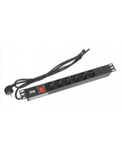 PH12-6D1-P. Блок розеток 19”. ITK в Первоуральске