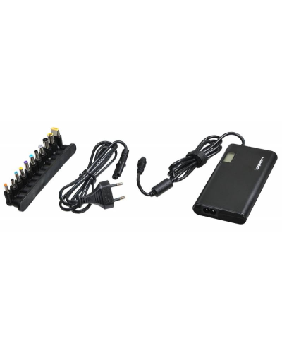 Блок питания Ippon SD90U автоматический 90W 15V-19.5V 11-connectors 4.5A 1xUSB 2.1A, LCD индикатор (705053). Блок питания. Ippon в Первоуральске