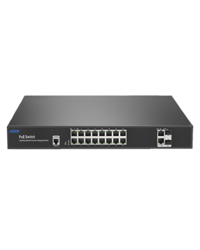 KN-SW1602SFP/M2. Коммутатор с питанием по PoE. KENO в Первоуральске