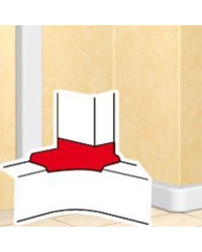 Отвод угловой для короба DLP 35х80/105, 50х80/150 (010763): Отвод угловой в Первоуральске