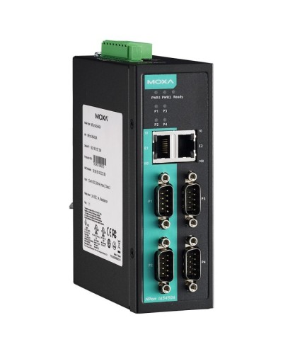 NPort IA5450A. 4-портовый усовершенствованный преобразователь. MOXA в Первоуральске
