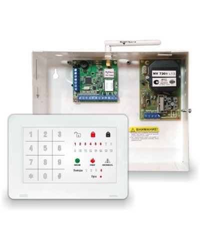 NV 1010c/8524. Устройство оконечное объектовое приемно-контрольное c GSM коммуникатором. NAVIgard в Первоуральске