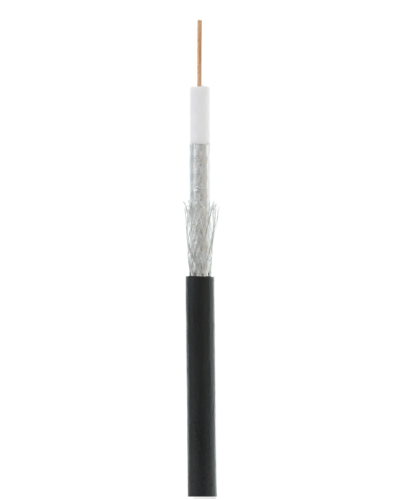 RG-6 CCS, Out, PE (UEC-C2-32123B-BK-3). Кабель коаксиальный омедненный. NETLAN в Первоуральске